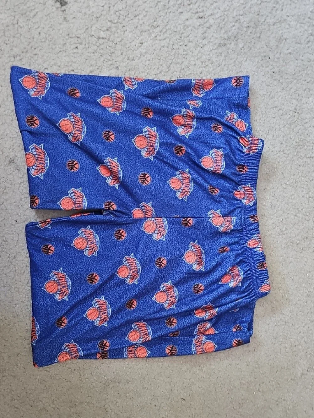 NBA Lounge Pants in Blue with Orange Accent